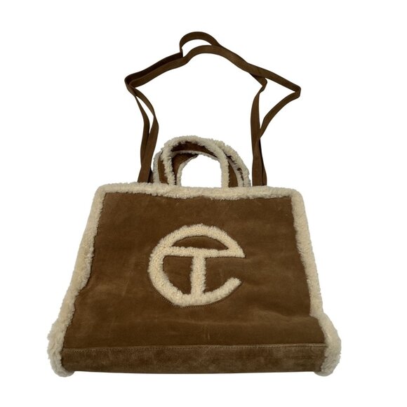 Telfar x UGG Medium Shopping Bag in Chestnut - Picture 1 of 11